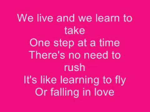 Jordin Sparks - One Step at a Time Lyrics
