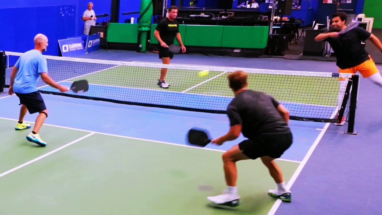 4.5+ Pickleball Men's Doubles at Teams Tournament with Rally Scoring