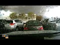 Shocking footage | Dashcam video captures powerful tornado wiping out building in Nebraska | News9