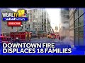 Fire breaks out at downtown Baltimore apartment building