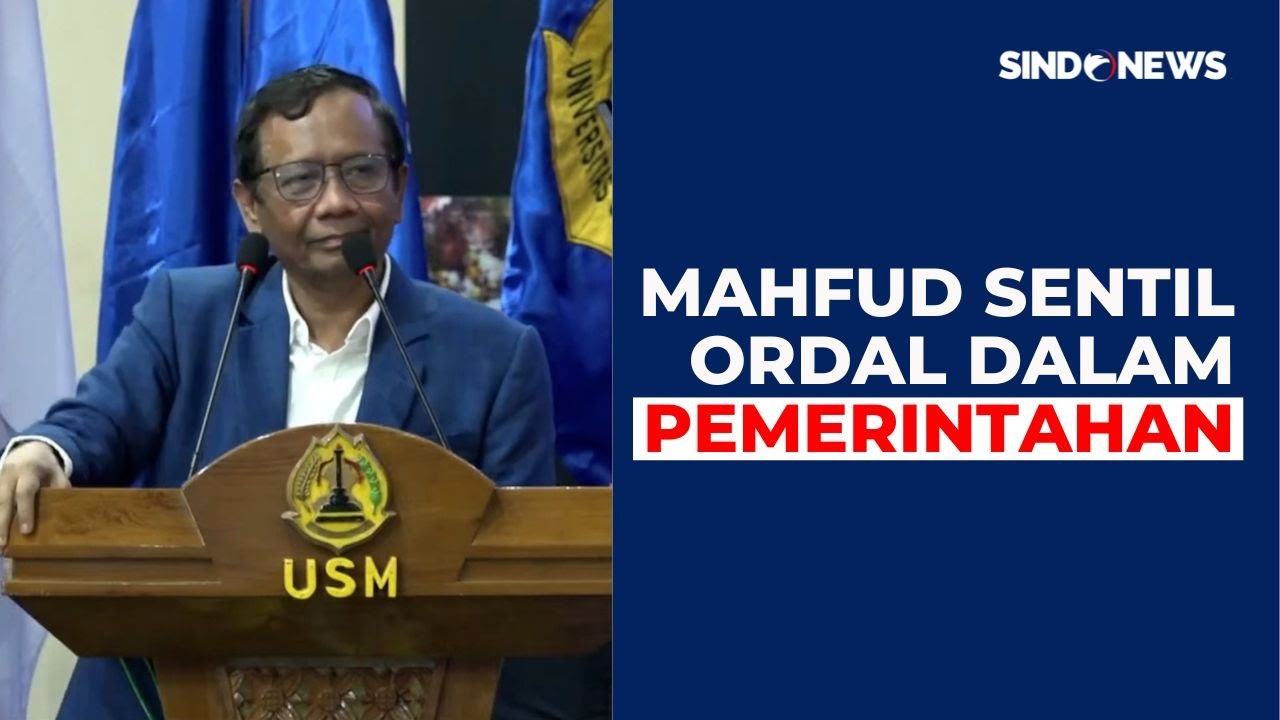 Keras! Mahfud MD Ajak Perangi Ketidakadilan, Singgung Anak Pejabat hingga Ordal di Pemerintahan