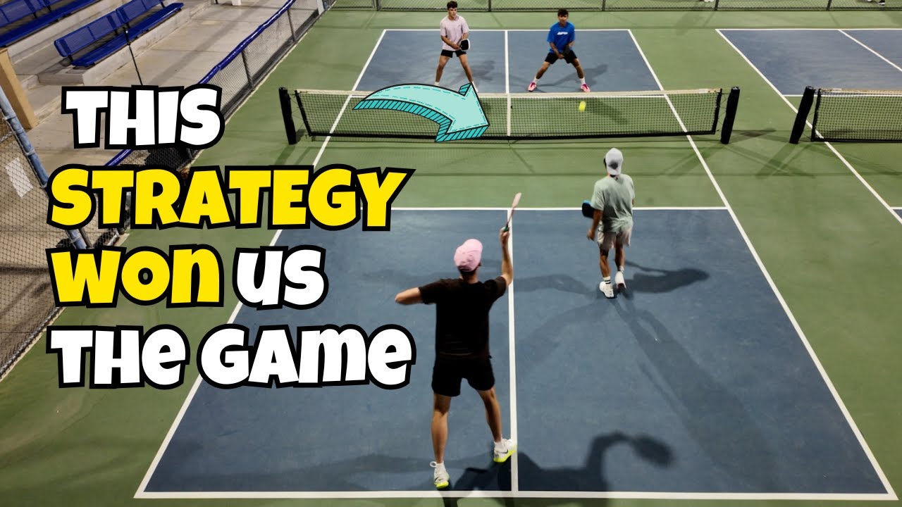 We Changed Up Our Strategy And Started Winning | 4.5+ Pickleball Games ft. DJI + Swing Vision Set Up