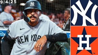 New York Yankees Highlights: vs Houston Astros | 9/4/25