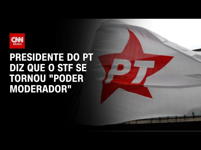 Presidente do PT: STF se tornou poder moderador, afirma Edinho Silva | CNN ARENA