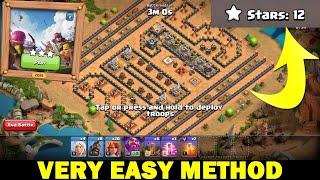 Clash of Clans 10 Years of Clash 2015 Challenge ! 3 Star Strategy ! Very Easy Method.