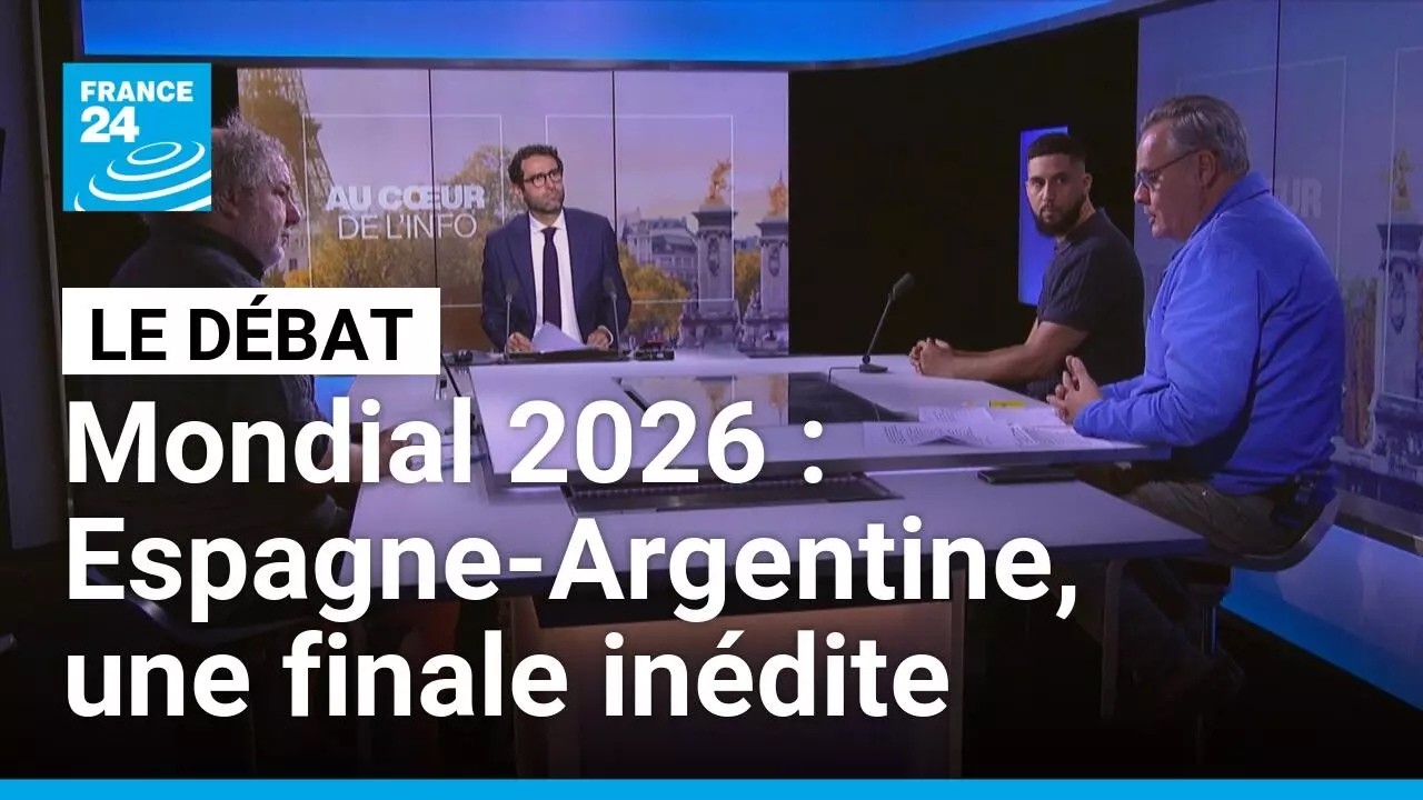 Mondial 2026 : Espagne-Argentine, une finale inédite et le doublé pour Messi ? • FRANCE 24