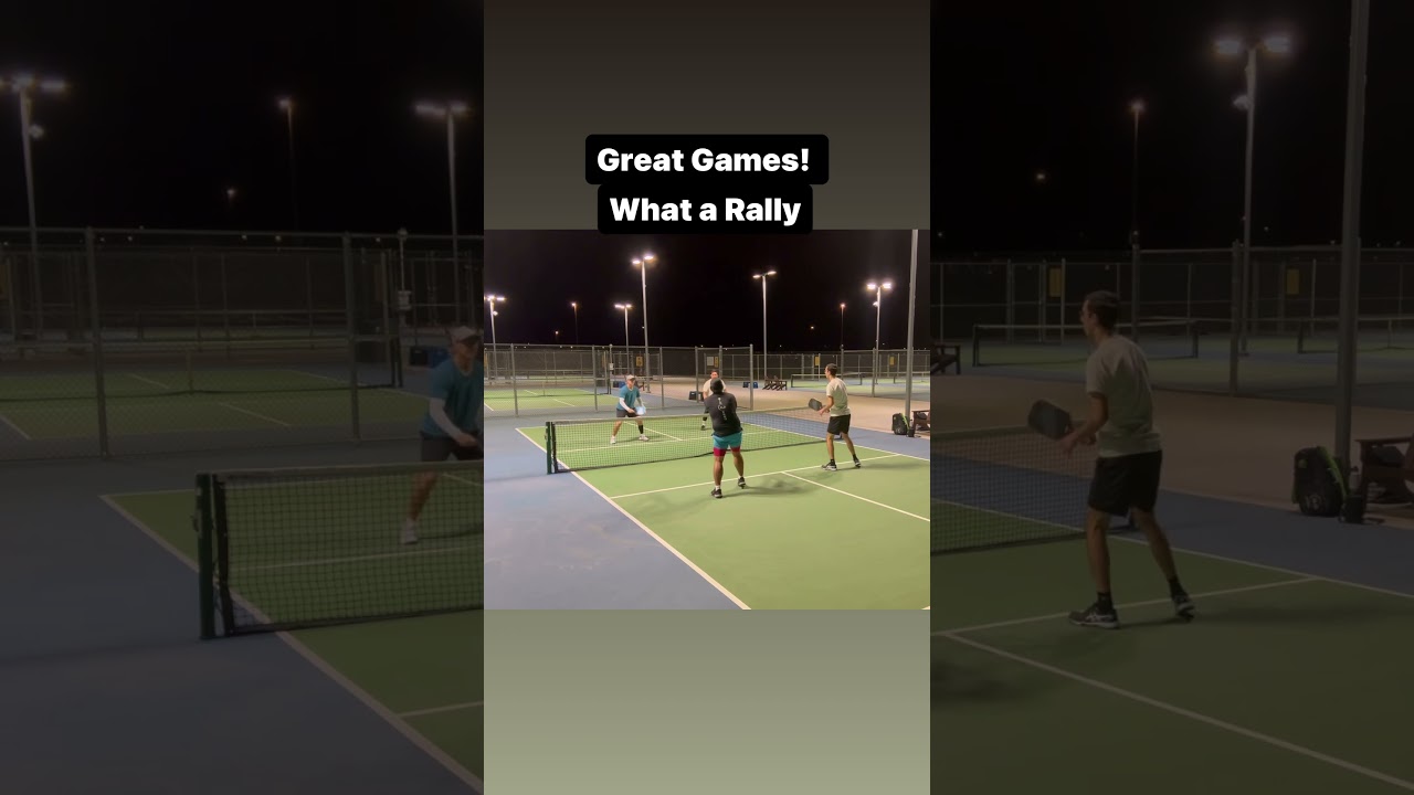 Great games! What a Rally #pickleball #shorts