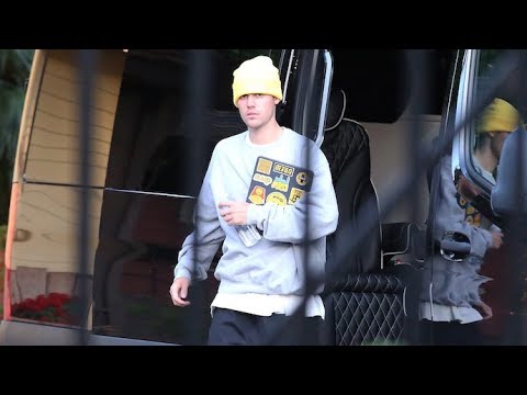 Justin Bieber Goes Back To Work At The Recording Studio - EXCLUSIVE