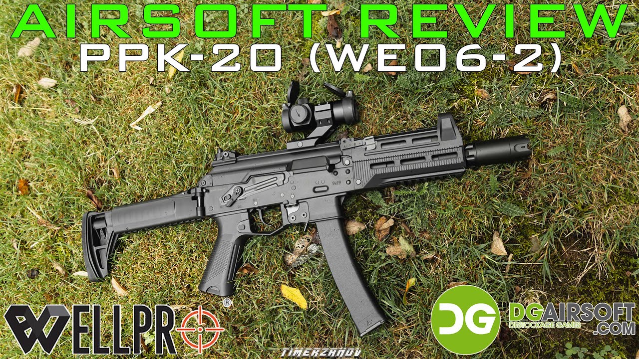 Airsoft Review #321 WELL PRO PPK-20 (WE06-2) AEG (DG Airsoft) [FR]