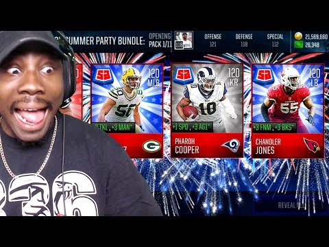 4TH OF JULY PACK OPENING &amp; ELITES FOR MADDEN OVERDRIVE ...