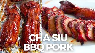 Cha Siu 叉燒 Cantonese BBQ Pork 😋 Oven Roasted + No Artificial Food Coloring!