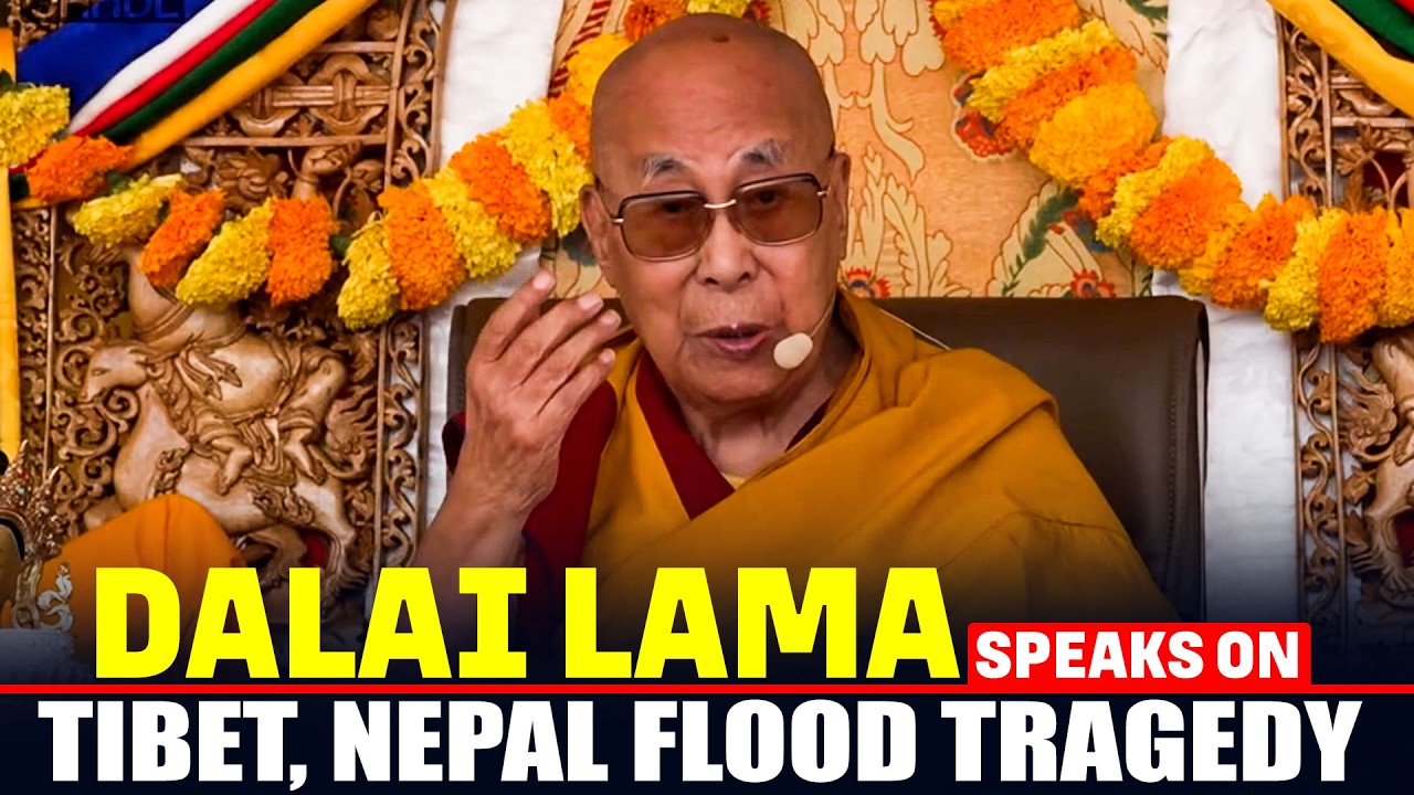 WATCH: Dalai Lama Expresses Deep Concern Over Devastating Flash Floods in Tibet, Nepal I Leh, India