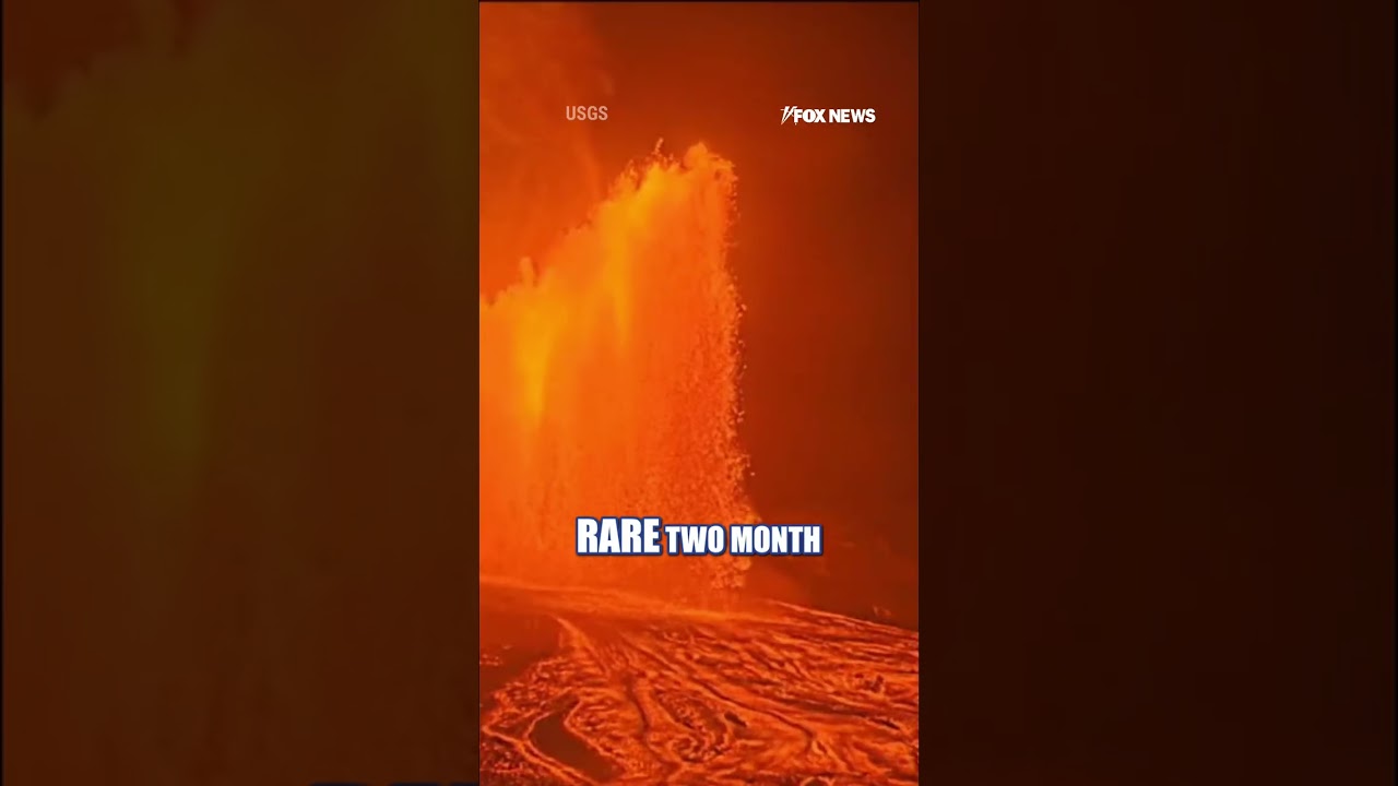 Hawaiian volcano ERUPTS for 55th time since 2024 #shorts