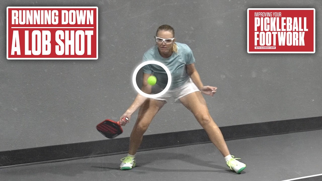 Footwork to (Safely) Run Down a Pickleball Lob