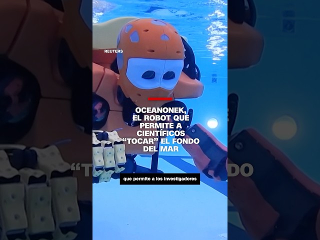 Oceanonek, el robot que permite a científicos “tocar” el fondo del mar