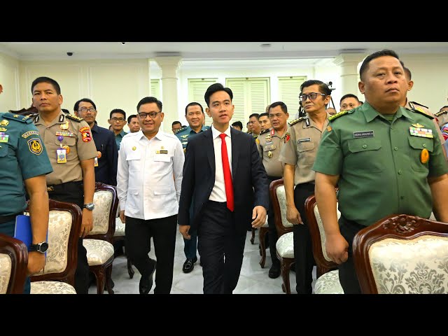Pembekalan Wapres Kepada Perserta Pendidikan Penyiapan &Pemantapan Pimpinan Nasional P4N Angkatan 68
