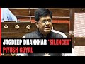 When Vice President Jagdeep Dhankhar ‘Silenced’ Piyush Goyal, Leader of The House In Rajya Sabha