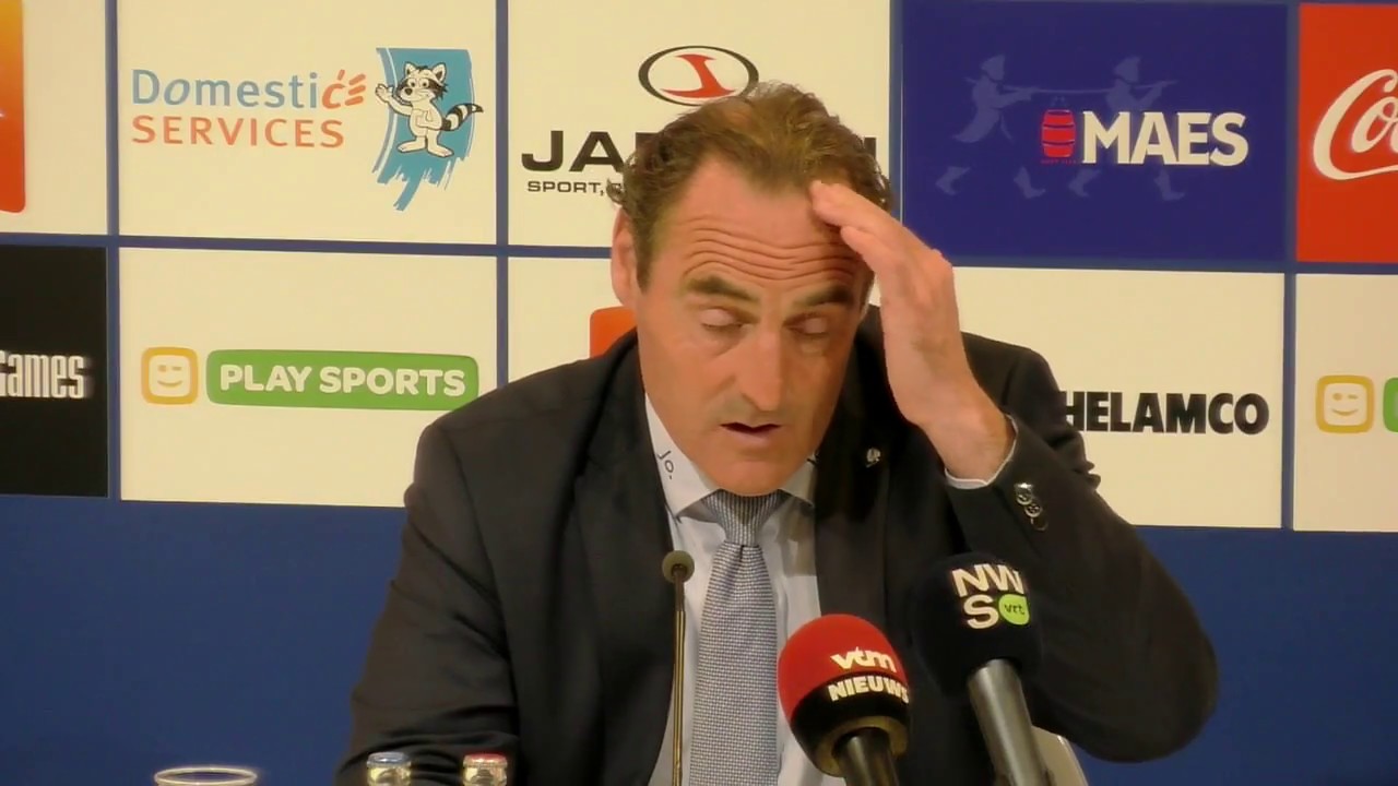 Persconferentie na KAA Gent - KRC Genk