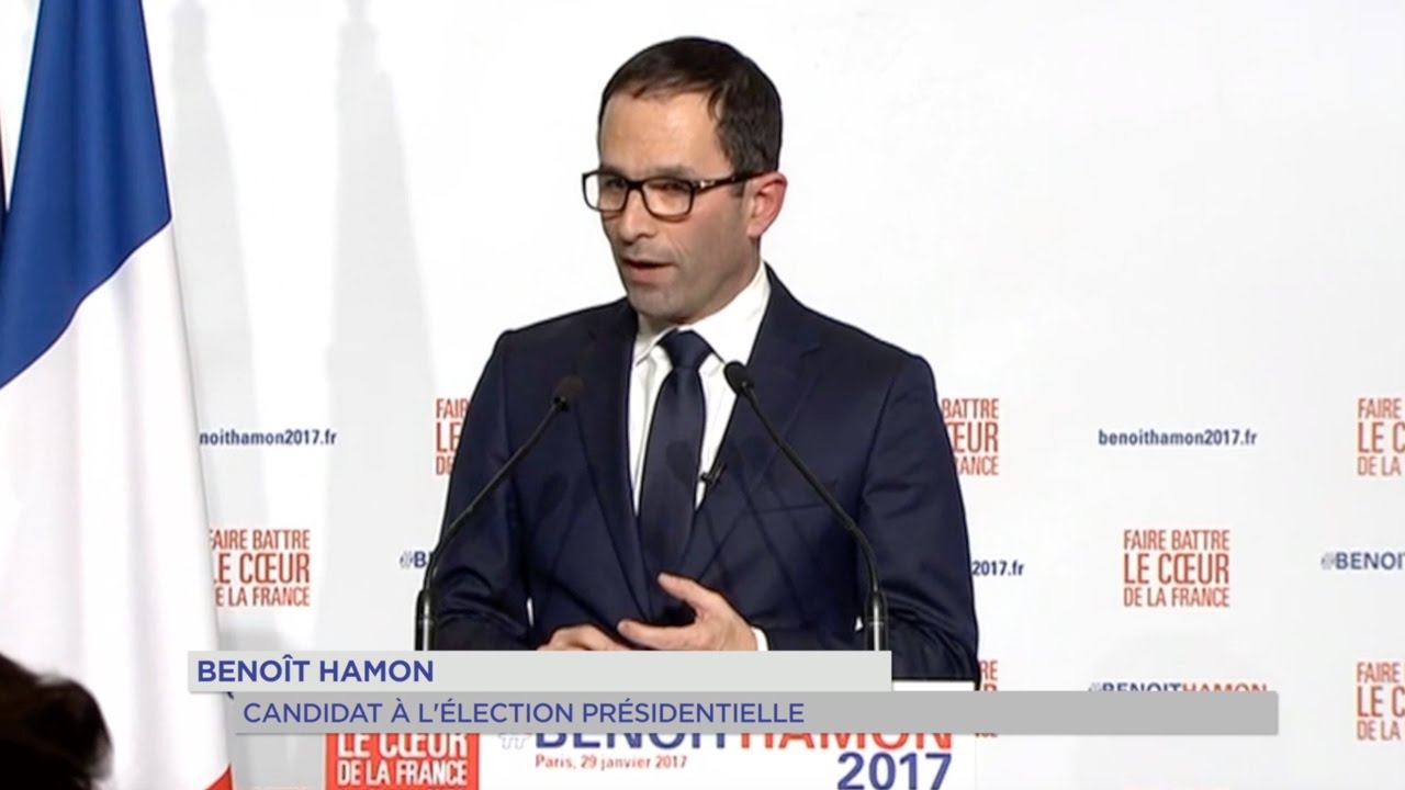 Présidentielle : Benoît Hamon, candidat du P.S.