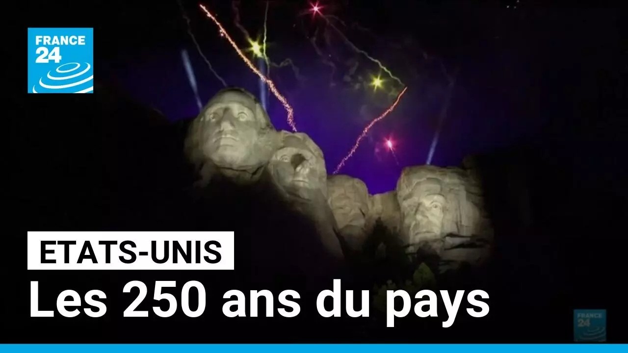 Les Etats-Unis fêtent leurs 250 ans, Trump s'alarme pour l'identité américaine • FRANCE 24