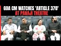 Goa Chief Minister Pramod Sawant Watches Article 370 At Panaji Theatre