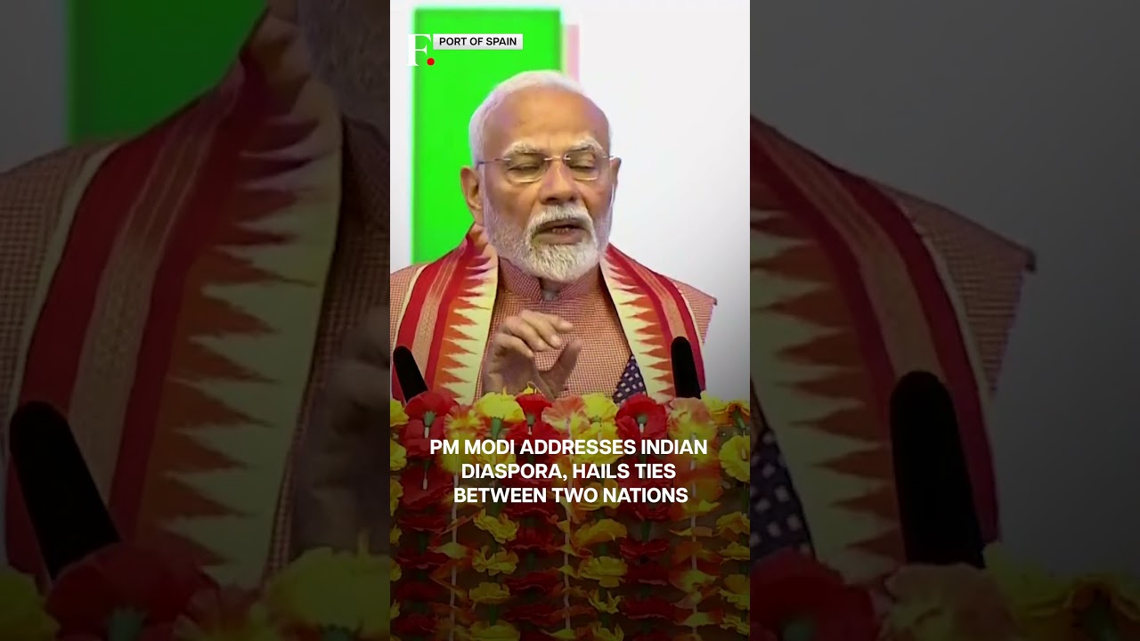 PM Modi Addresses Indian Diaspora in Trinidad and Tobago | Subscribe To Firstpost | N18G
