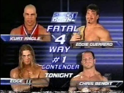 Full Match: Eddie Guerrero Vs. Kurt Angle Vs. Edge Vs. Chris Benoit ...