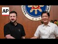 Zelenskyy meets Marcos in Manila and thanks him for his support for Ukraine