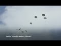 WATCH: Mass parachute jump for 80th anniversary of D-Day in Normandy  - 00:45 min - News - Video