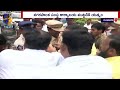 SP Balu statue removed: TDP leaders launched protest near Guntur Municipal Corporation Office