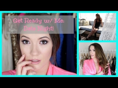 Get Ready w/ Me: Date Night! Makeup, & Hair 