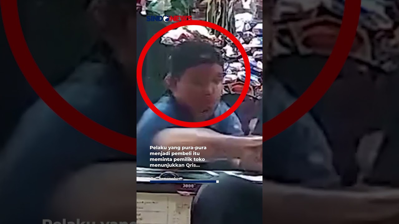 Modus Bayar Pakai Qris, Ponsel Milik Warung Kelontong Dibawa Kabur #Shorts