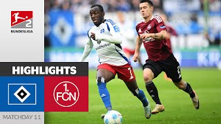 Nürnberg Snatches Point From Hamburg | Hamburger SV — 1. FC Nürnberg 1-1 | Highlights | MD 11 — BL 2