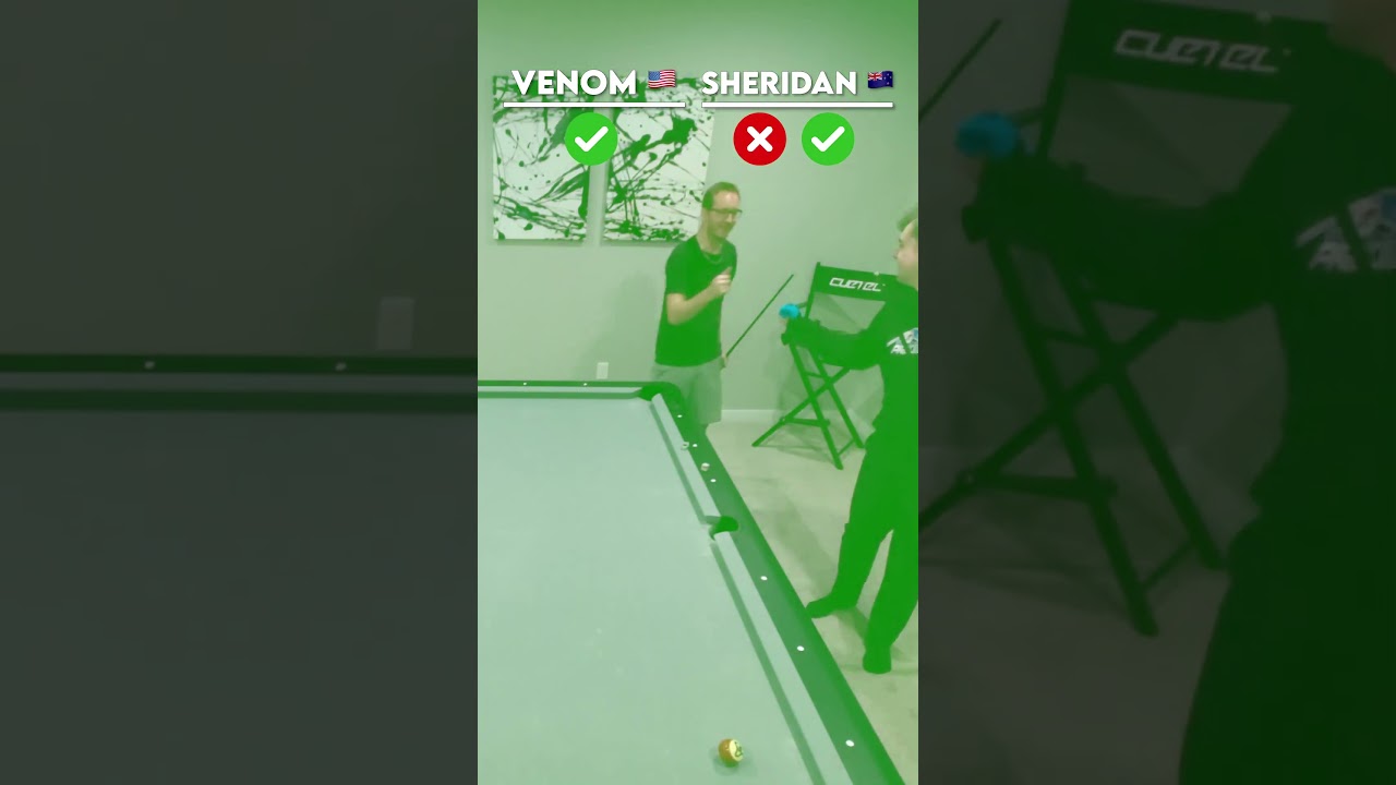 PRO VS PRO POOL BATTLE - Sheridan 🇳🇿 VS Venom 🇺🇸 🎱❌✅