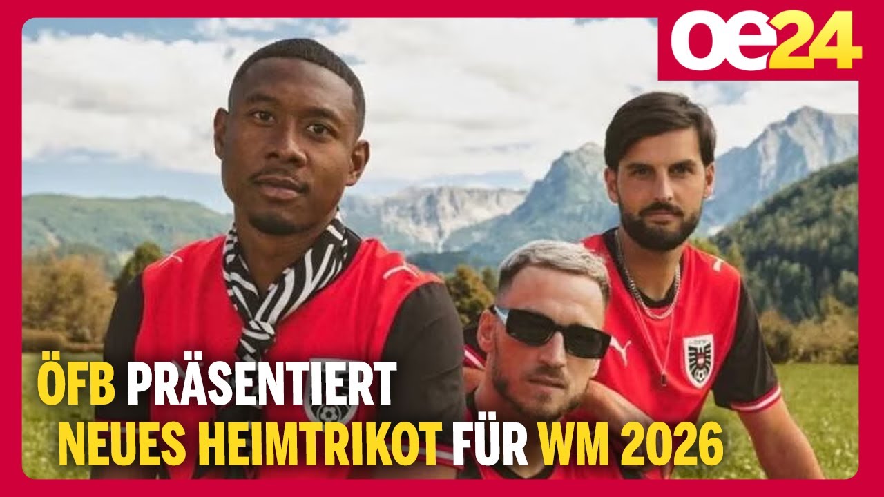 ÖFB präsentiert neues Heimtrikot für WM 2026