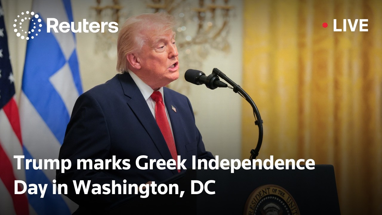 LIVE: Trump marks Greek Independence Day in DC