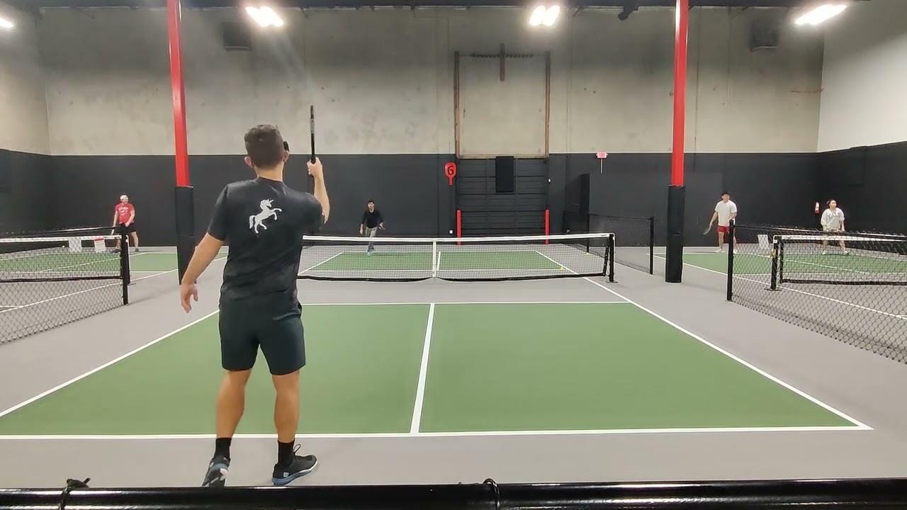 5.0 Pickleball Improving His Overhead with Professional