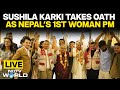 Sushila Karki Oath Ceremony | Sushila Karki Takes Oath As Interim Nepal PM, Celebrates With Gen-Z
