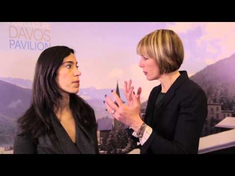 WEF Davos 2014 Hub Culture Interview with Lara Setrakian