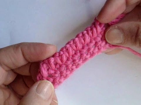 Вязание крючком - Рачий шаг с накидом