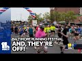 And, theyre off! 2023 Baltimore Marathon underway