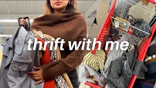 THRIFT WITH ME ❤︎ fall trends, vintage, model off duty, pinterest-inspired fall wardrobe