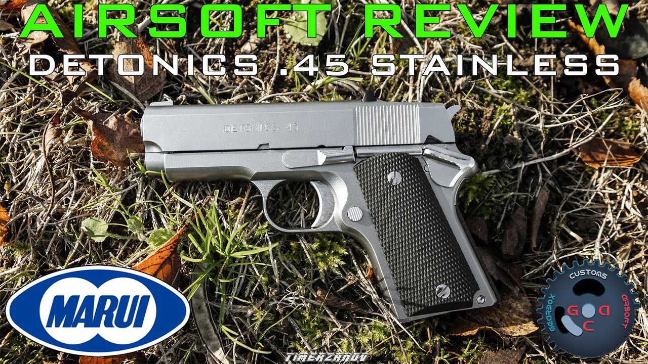 Airsoft Review #216 Tokyo Marui Detonics .45 Stainless Gaz Blowback [FR]