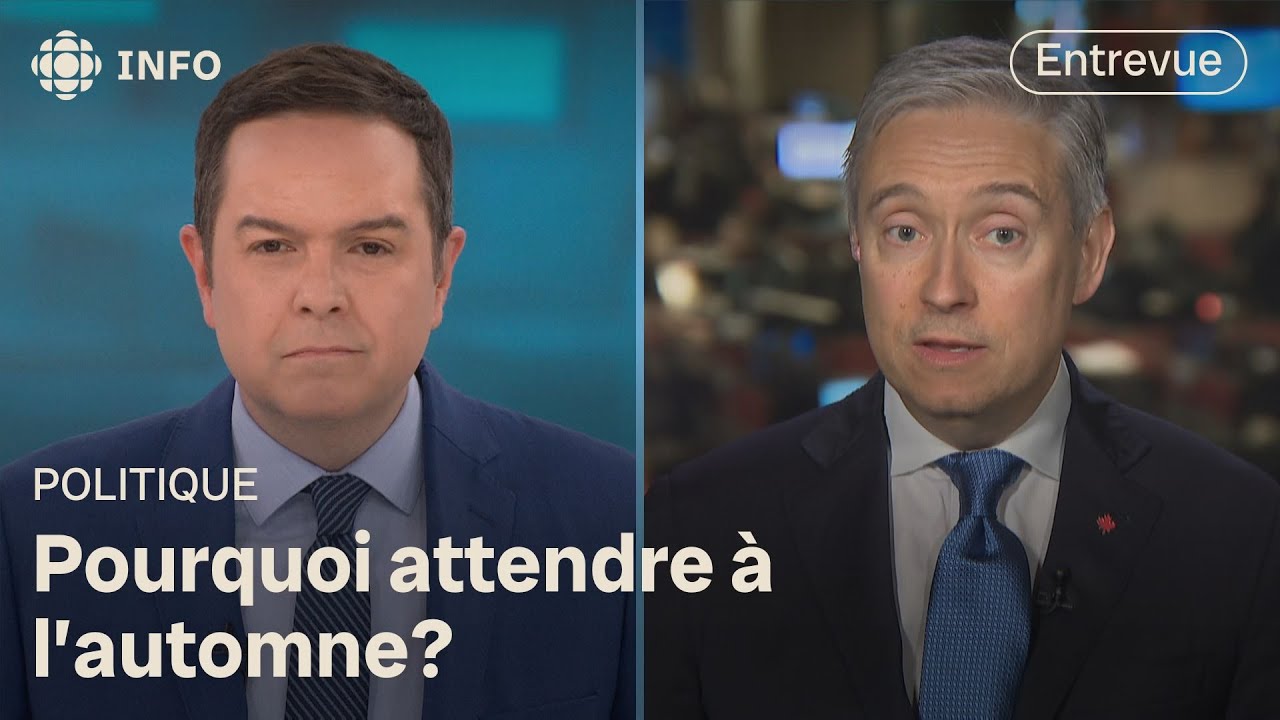Pas de budget avant l'automne : Entrevue avec François-Philippe Champagne | Zone économie