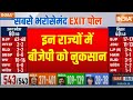 Lokshabha Elections Exit Poll LIVE: एग्जिट पोल में BJP को इन राज्यों में नुकसान | PM Modi