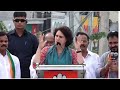LIVE: Priyanka Gandhi ji addresses the public in Bhongir, Telangana. - 34:26 min - News - Video