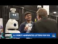 This artificial intelligence robot handwrites letters for you  - 02:33 min - News - Video