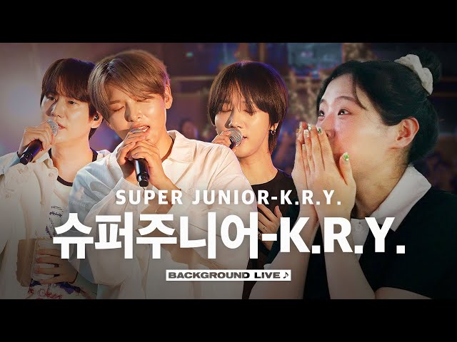 Singing live undercover pretending to be a track (ft. SUPER JUNIOR-K.R.Y.) | [BGL : Background Live]