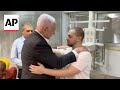 Israeli Prime Minister meets hostages who were held in Hamas captivity in Gaza