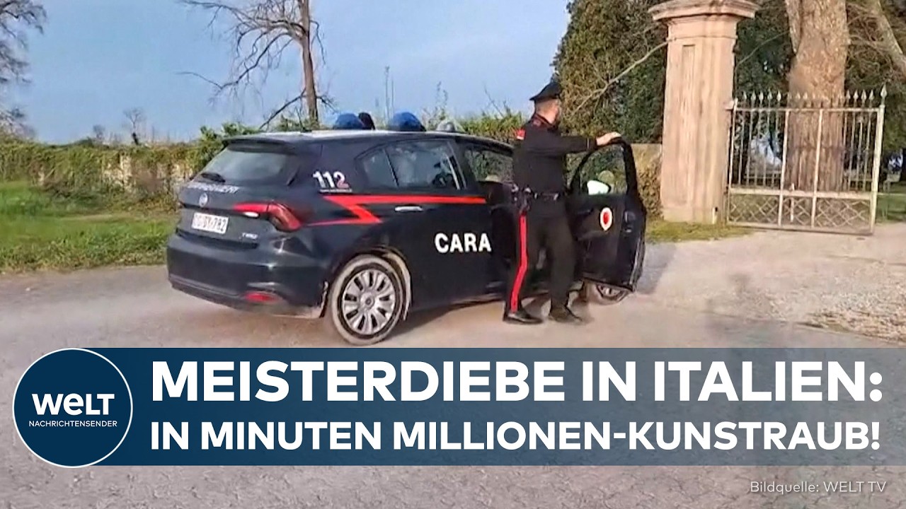 SCHOCK IN ITALIEN: Dreister Millionenraub! Kunstdiebe schlagen zu – drei Minuten, drei Meisterwerke